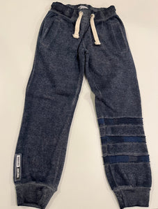 Vintage Havana Navy Burnout Jogger with Camo Stripe