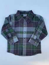 Load image into Gallery viewer, Mish Hunter Green/ Gray Flannel