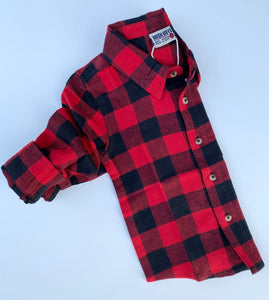 Mish Red/ Black Buffalo Flannel