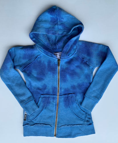 Vintage Havana Tye-dye Zip-up Hoodie