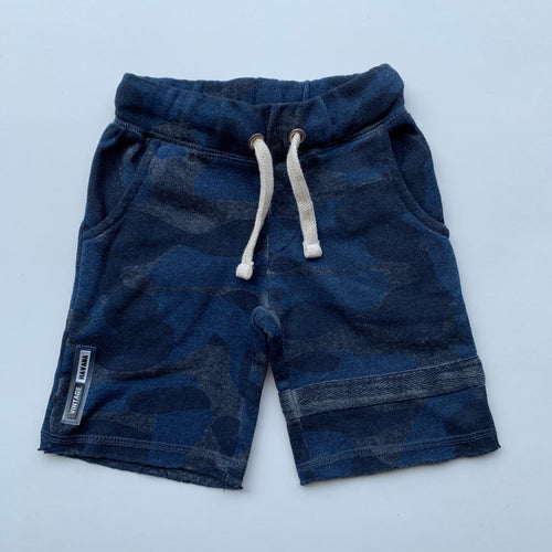 Vintage Havana Navy Camo Shorts