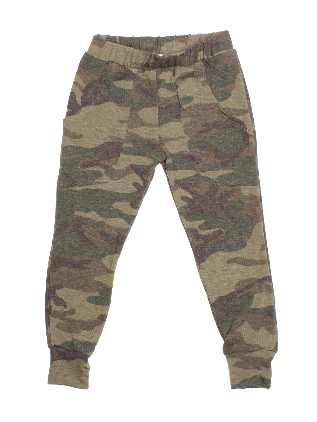 Joah Love - Alfie Camo Sweatpants in Olive